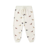 Rylee + Cru Baby Relaxed Sweatshirt & Sweatpants Set ~ Dachshund/Natural