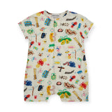 Bobo Choses Baby Short Romper ~ Funny Insects
