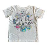Rowdy Sprout Red Hot Chili Peppers s/s Tee ~ Vintage White