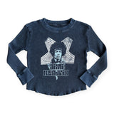 Rowdy Sprout Jimi Hendrix Thermal l/s Tee ~ Washed Black