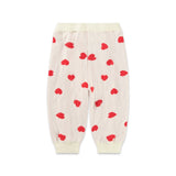 Molo Baby Goldie Knit Cardigan & Solana Pants Set ~ Red Hearts