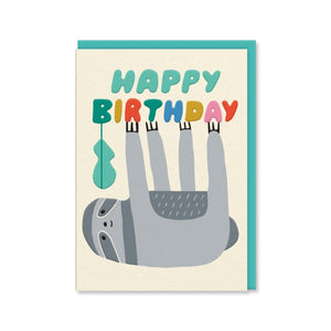 Ohh Deer Sloth Birthday Card