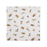 Little Unicorn Organic Cotton Muslin Swaddle ~ Animal Crackers