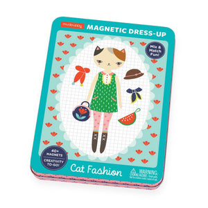Mudpuppy Cat Fashion Magnetic Dress-Up Play Set