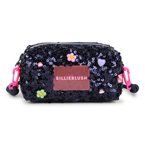 Billieblush Sequin Purse w/ Charms ~ Navy