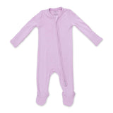 Angel Dear 2 Way Zipper Ribbed Footie ~ Winsome Orchid