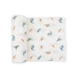 Little Unicorn Organic Cotton Muslin Swaddle ~ Little Dino