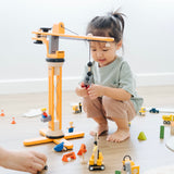 PlanToys Crane Construction Building Set