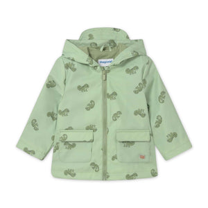 Mayoral Baby Boy Printed Raincoat ~ Matcha