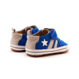Old Soles Wos Baby Sneaker ~ Neon Blue Suede