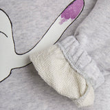 Mini Rodini Baby Siamese Cat Sweatshirt & Sweatpants Set ~ Light Heather Grey