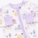 Angel Dear 2 Way Zipper Convertible Romper ~ Spa Dogs