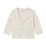 Mayoral Baby Boy Knit Blazer ~ Oat
