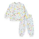 Molo Baby Disc Sweatshirt & Simeon Sweatpants Set ~ Small Flowers Baby