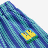Bobo Choses Baby Lake Monster Sweatshirt & Booo Bo Choses Striped Sweatpants Set ~ Red/Blue