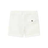 Mayoral Baby Boy Linen Bermuda Shorts ~ Cream