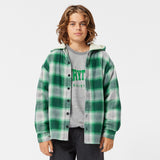 Molo Hamelo Plaid Shirt Jacket w/ Hood ~ Fresh Check