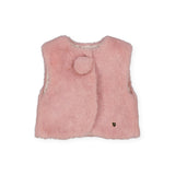 Mayoral Baby Girl Faux Fur Vest ~ Petal