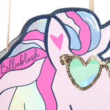 Billieblush Iridescent Unicorn Handbag ~ Baby Pink