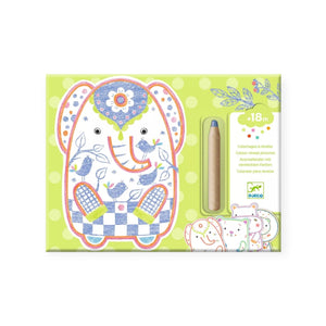 Djeco Wild Animals Coloring Set