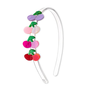 Lilies & Roses Pink & Lilac Cherry Headband