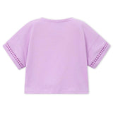 Mayoral Girls Tie Front s/s Top ~ Lilac