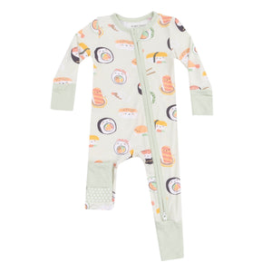 Angel Dear 2 Way Zipper Convertible Romper ~ Sushi Green