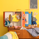 Moulin Roty The Big Family Nini Little Wardrobe Suitcase & Doll Set