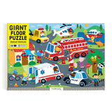 Mudpuppy Rescue Vehicles 48 Piece Giant Floor Puzzle