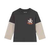 Mayoral Baby Boy Layered l/s T-Shirt ~ Shadow