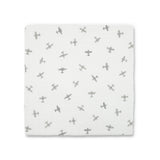 Little Unicorn Organic Cotton Muslin Swaddle ~ Pewter Planes