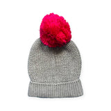 Estella Chunky Knit Baby Hat w/ Pom