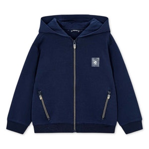 Mayoral Boys Hoodie & Sweatpants w/ Zippers Set ~ Navy