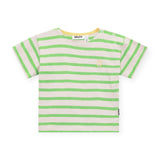 Molo Baby Eivor Shirt & Skie Shorts Set ~ Grass Stripe