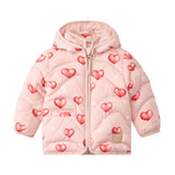 Molo Baby Harmony Quilted Jacket ~ Airbrush Hearts