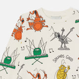Stella McCartney Boys Bug Band Sweatshirt ~ Cream Multi