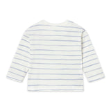 Mayoral Baby Boy Cars l/s Striped T-Shirt ~ Sky Blue
