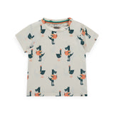 Babyface Baby Boy Printed Tee & Shorts Set ~ Alligators/Orange