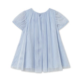 Mayoral Baby Girl Tulle Dress w/ Bag ~ Sky