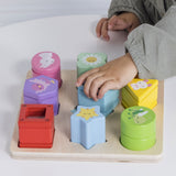 Le Toy Van Rainbow Sensory Shape Sorter