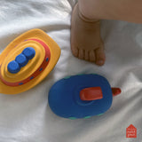 Petit Jour Paris Natural Rubber Teether & Bath Toy ~ Submarine