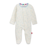 Magnetic Me Cotton Footie ~ Tiny Tides Blue