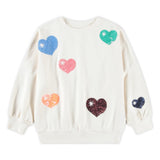 Molo Marika Sweatshirt ~ Bubble Hearts