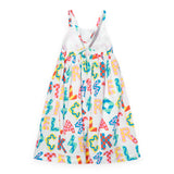 Stella McCartney Girls Sleeveless Stella Rocks Dress ~ White Multi