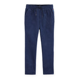 Scotch & Soda Boys Loose Tapered Corduroy Chino ~ Slate Blue