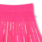 Billieblush Sequin Knit Sweater & Skirt Set ~ Pink