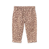 Mayoral Baby Girl Parisian Poodle Sweatshirt & Leopard Print Corduroy Pants Set ~ Anise/Walnut