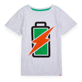 Appaman Boys s/s Tee ~ Bolt/Cloud Heather