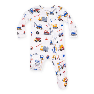 Angel Dear 2 Way Zipper Footie ~ Crayon Construction