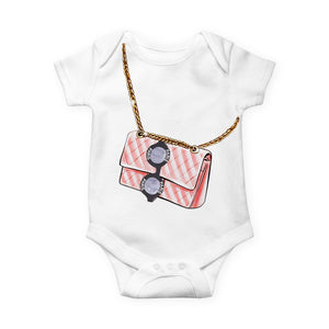 Toss Designs Paris Onesie ~ Pink Purse